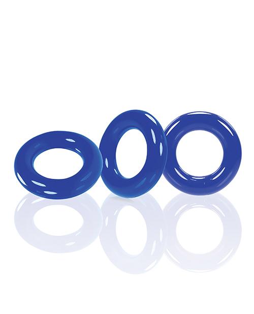 Oxballs Willy Rings - Blue Pack Of 3 Blue Ox Designs LLCDba Oxballs