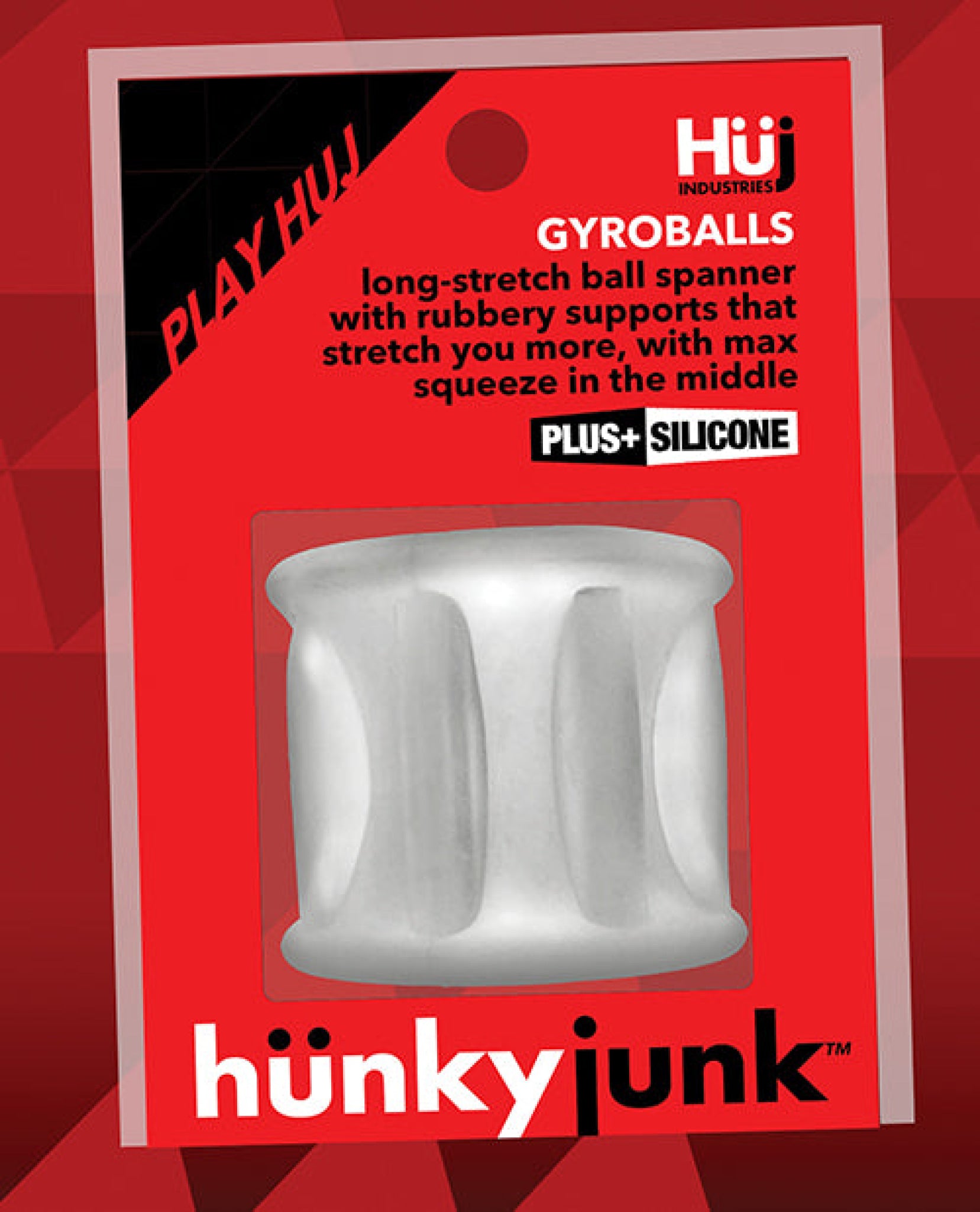 Hunky Junk Gyroball Ballstretcher - Ice Hunky Junk
