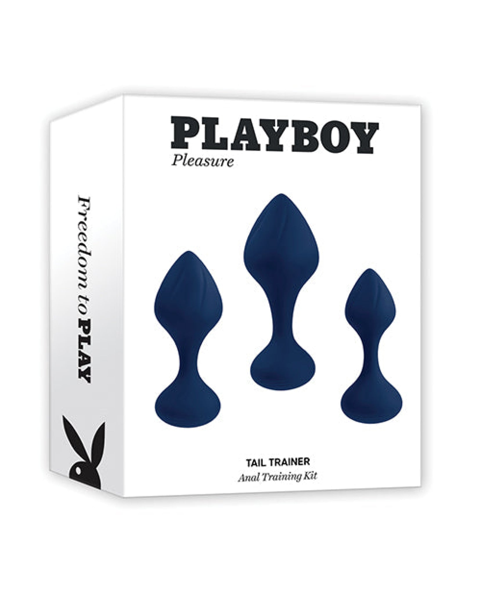 Playboy Pleasure Tail Trainer Anal Training Kit - Navy Playboy