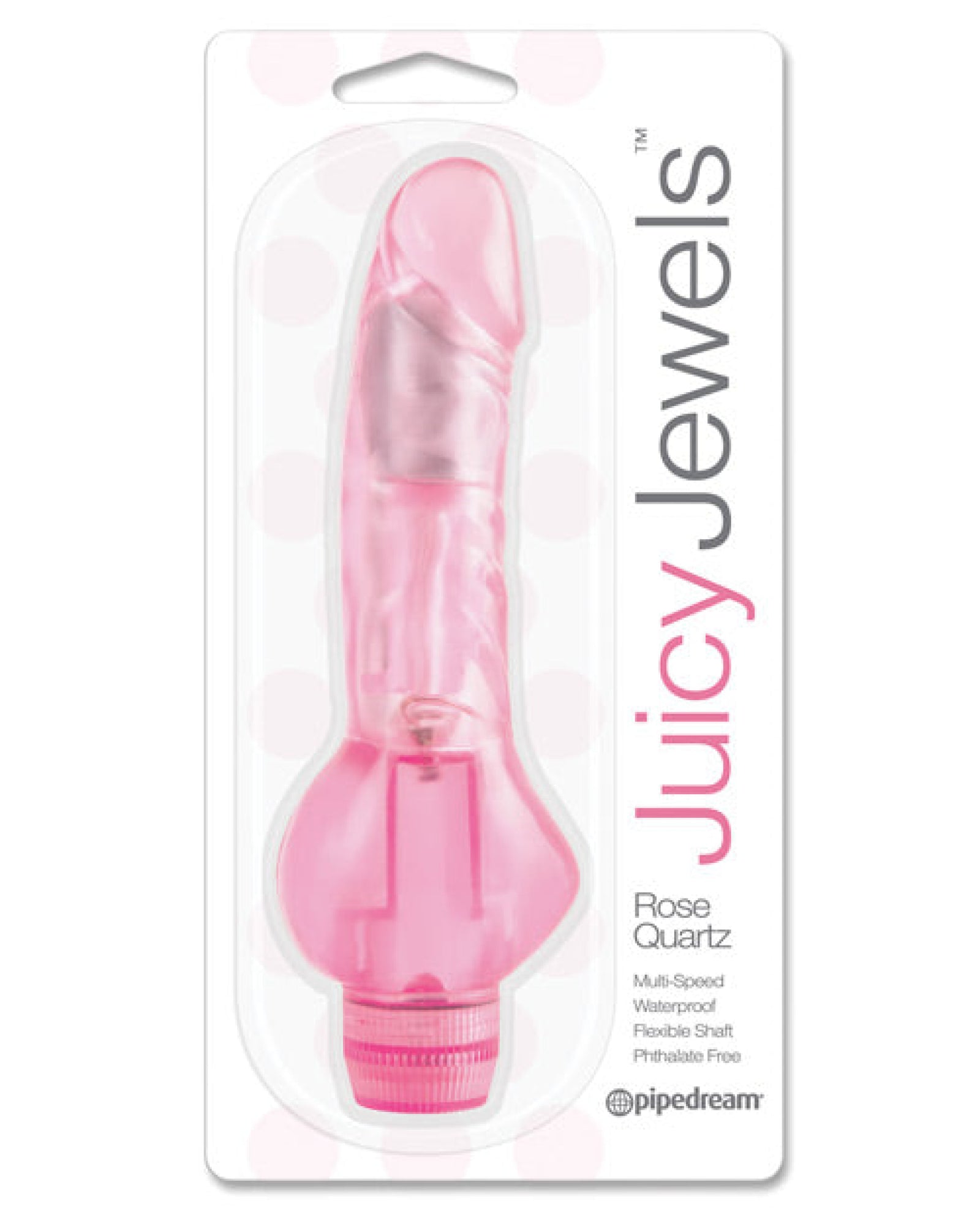 Juicy Jewels Rose Quartz Vibrator - Pink Pipedream®