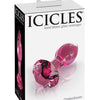 Icicles No. 79 Hand Blown Glass Diamond Butt Plug - Pink Pipedream®