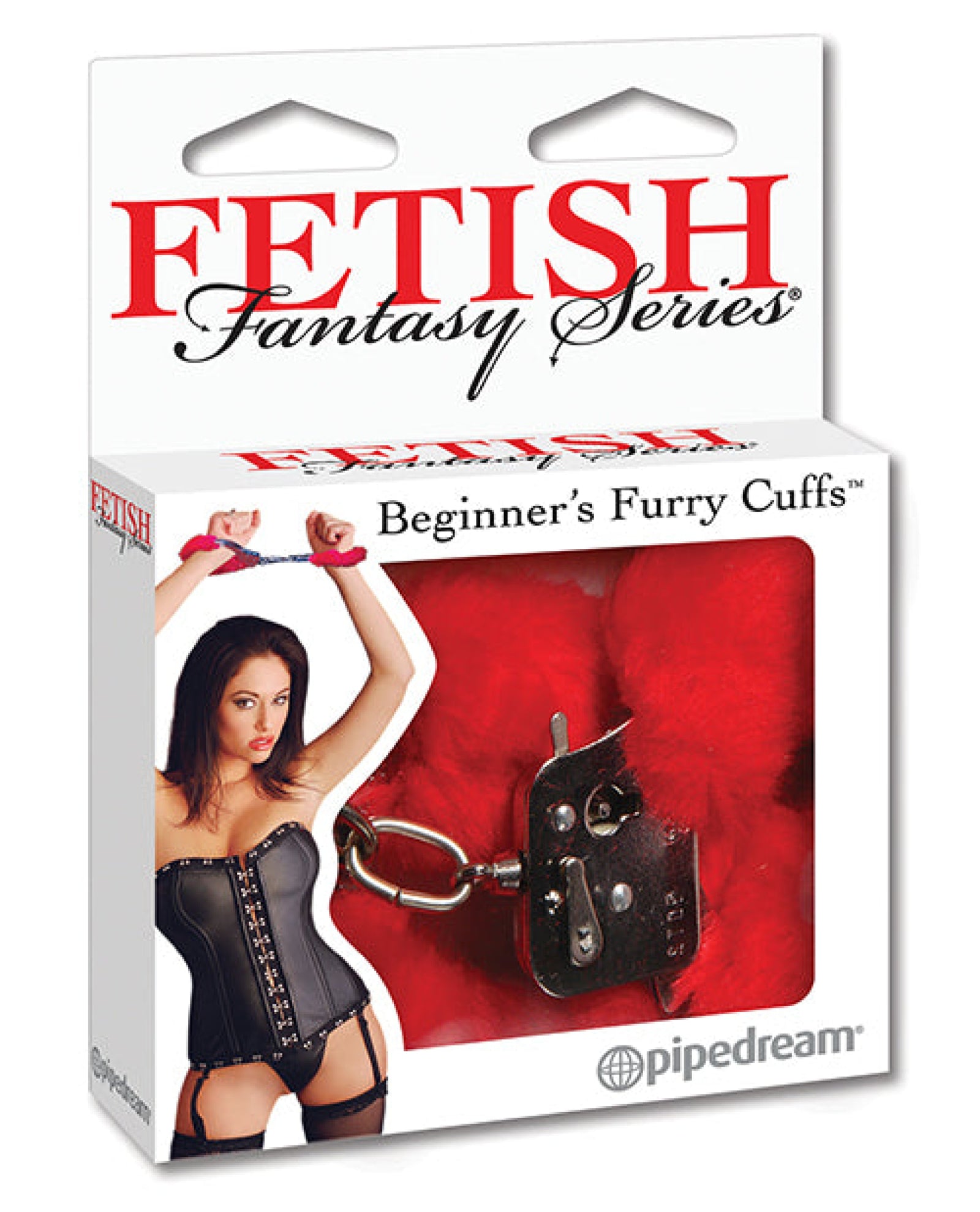 Fetish Fantasy Series Beginner's Furry Cuffs - Red Pipedream®