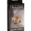 Fetish Fantasy Gold Magnetic Nipple Clamps - Gold Pipedream®