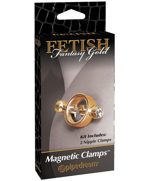 Fetish Fantasy Gold Magnetic Nipple Clamps - Gold Pipedream®