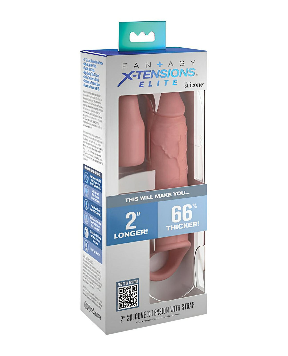 Fantasy X-tensions Elite 6" Extension W-strap - Light Pipedream®