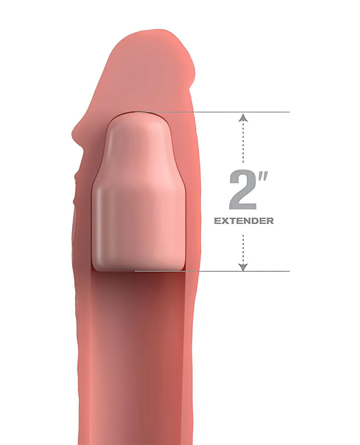 Fantasy X-tensions Elite 6" Extension W-strap - Light Pipedream®