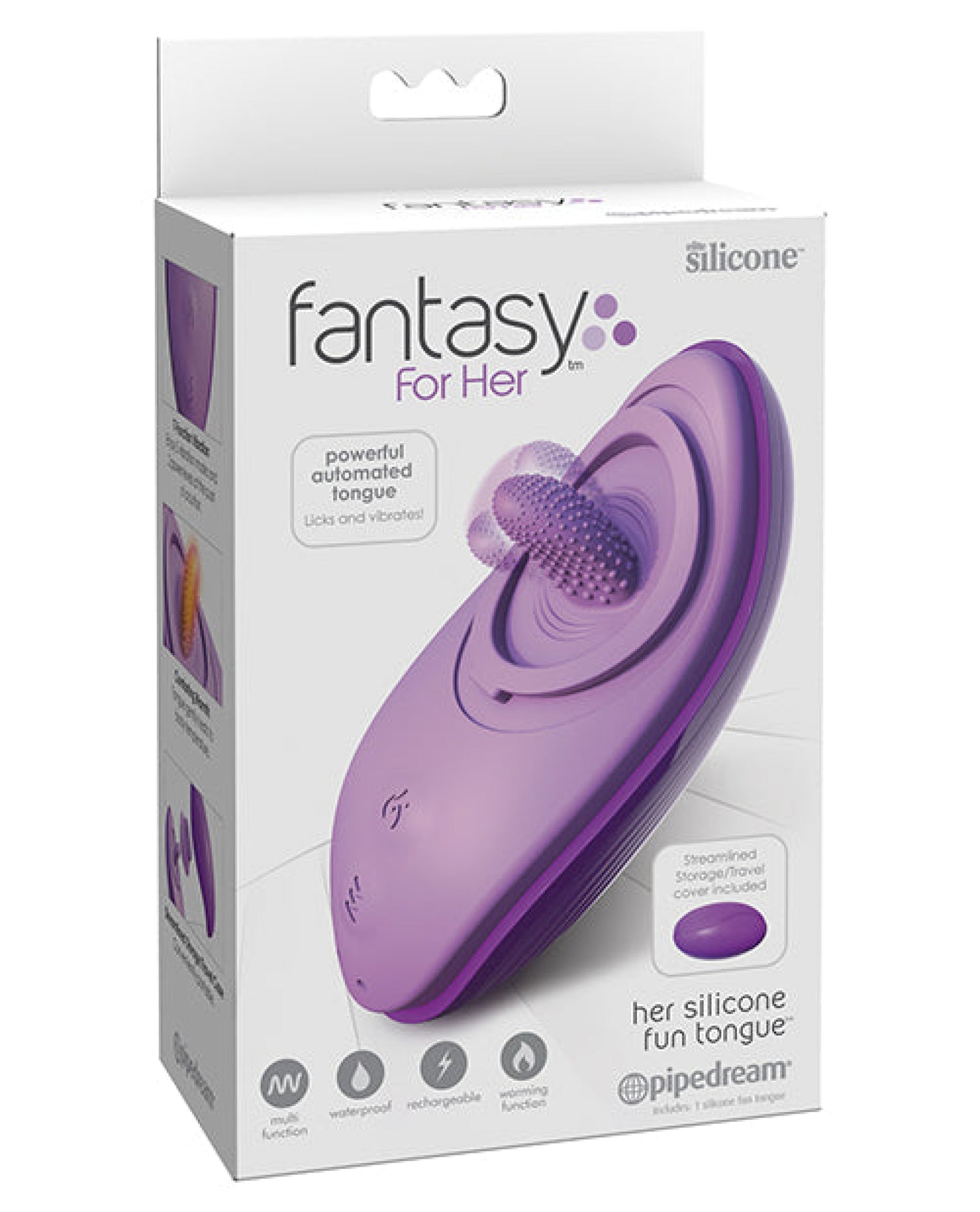 Fantasy For Her Silicone Fun Tongue - Purple Pipedream®