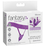 Fantasy For Her Ultimate G-spot Butterfly Strap On - Purple Pipedream®