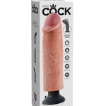 King Cock 10" Vibrating Cock - Flesh Pipedream®