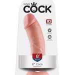 King Cock Realistic Suction Cup 8" Dong - Flesh Pipedream®
