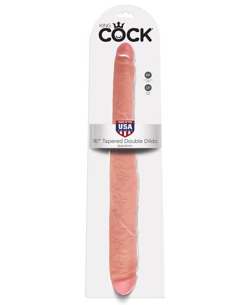 "King Cock 16.0"" Tapered Double Dildo" Pipedream®