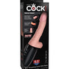 King Cock Plus Thrusting, Warming & Vibrating  6.5" Triple Threat Dong Pipedream®