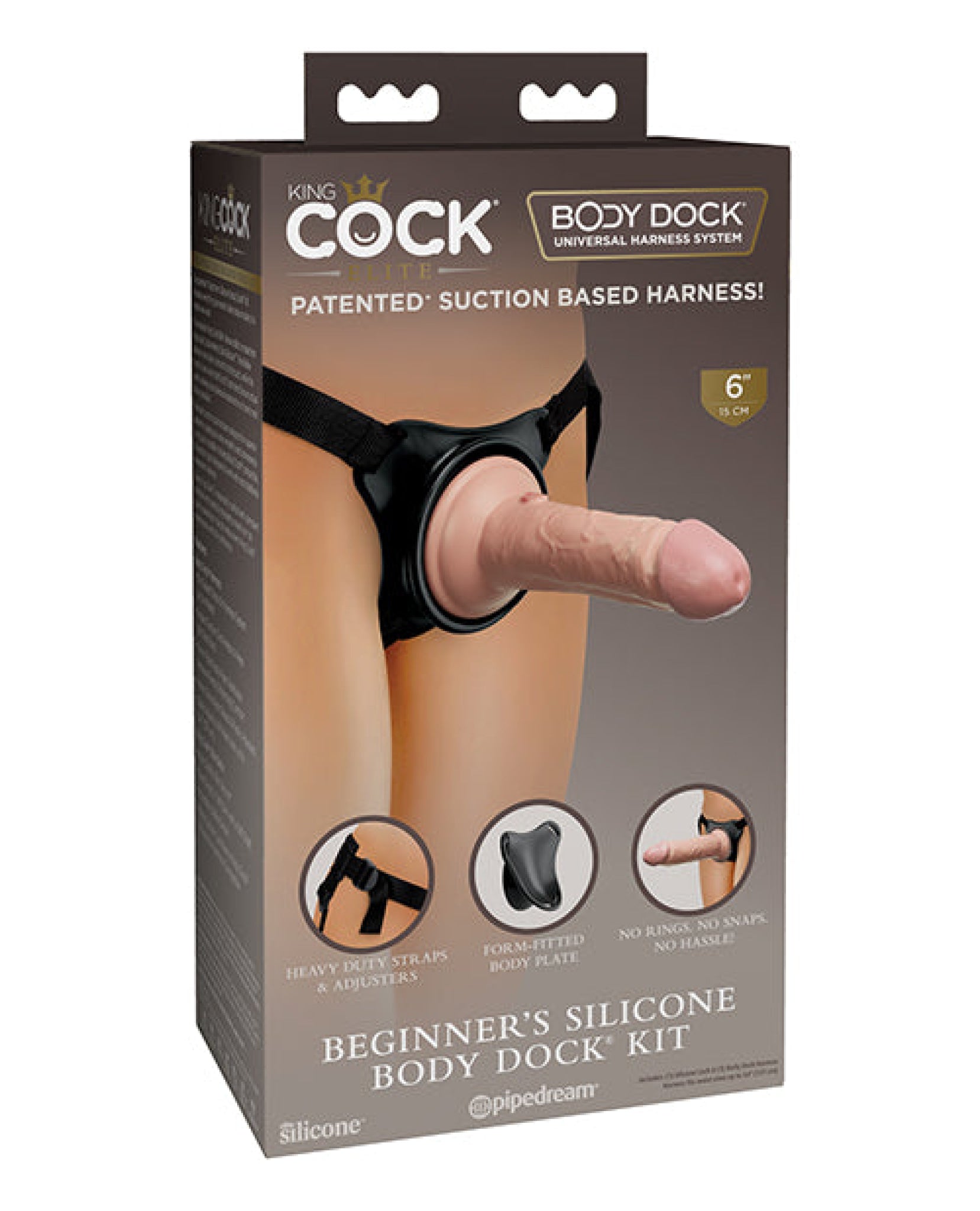 King Cock Elite Beginner's Silicone Body Dock Kit King Cock®