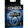 Sir Richards Control Vibrating Silicone C-ring - Black Pipedream®