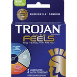 Trojan All The Feels Condoms - Pack Of 3 Trojan