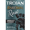 Trojan Bareskin Raw Condom - Pack Of 10 Trojan