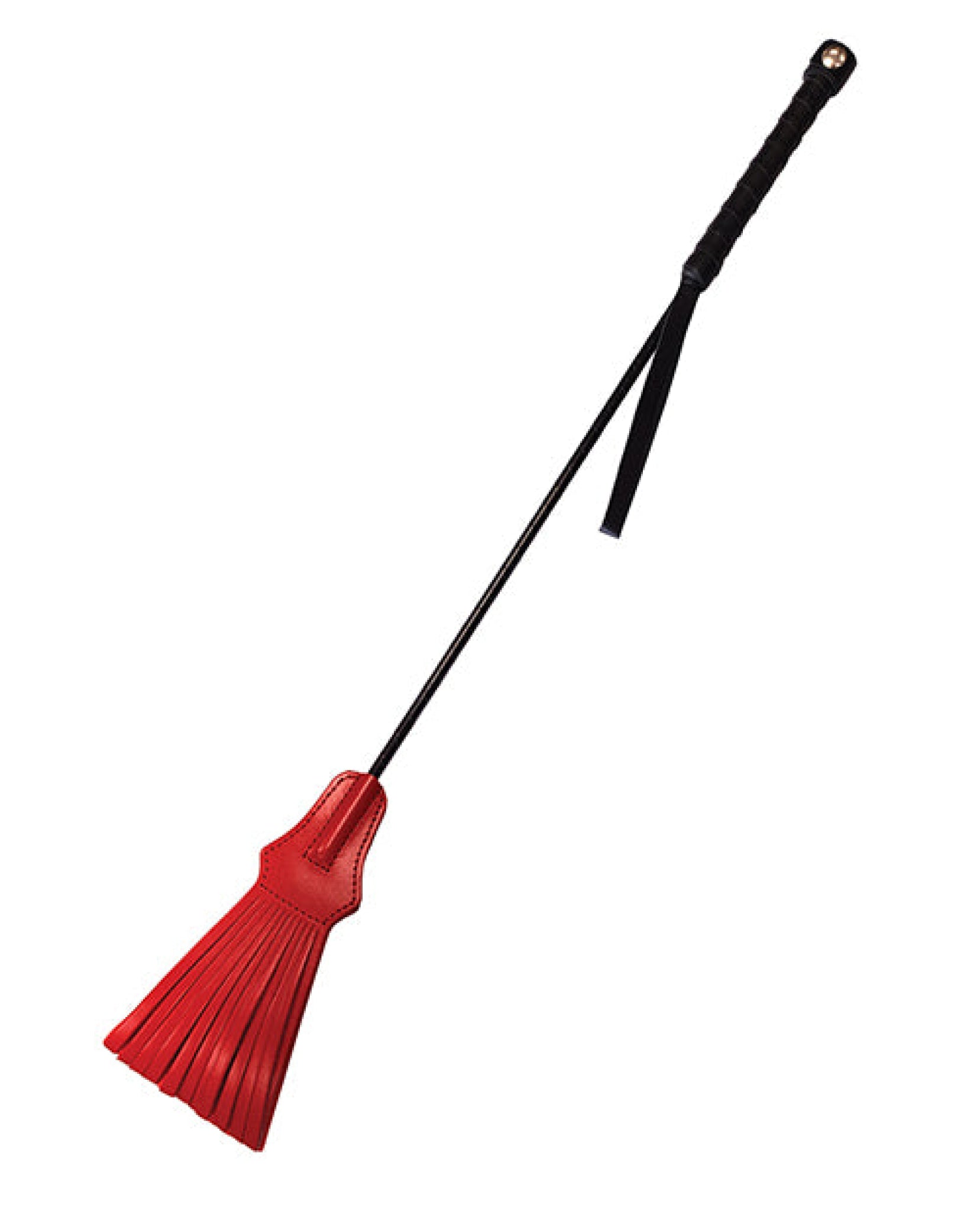 Rouge Tasseled Riding Crop - Red Rouge