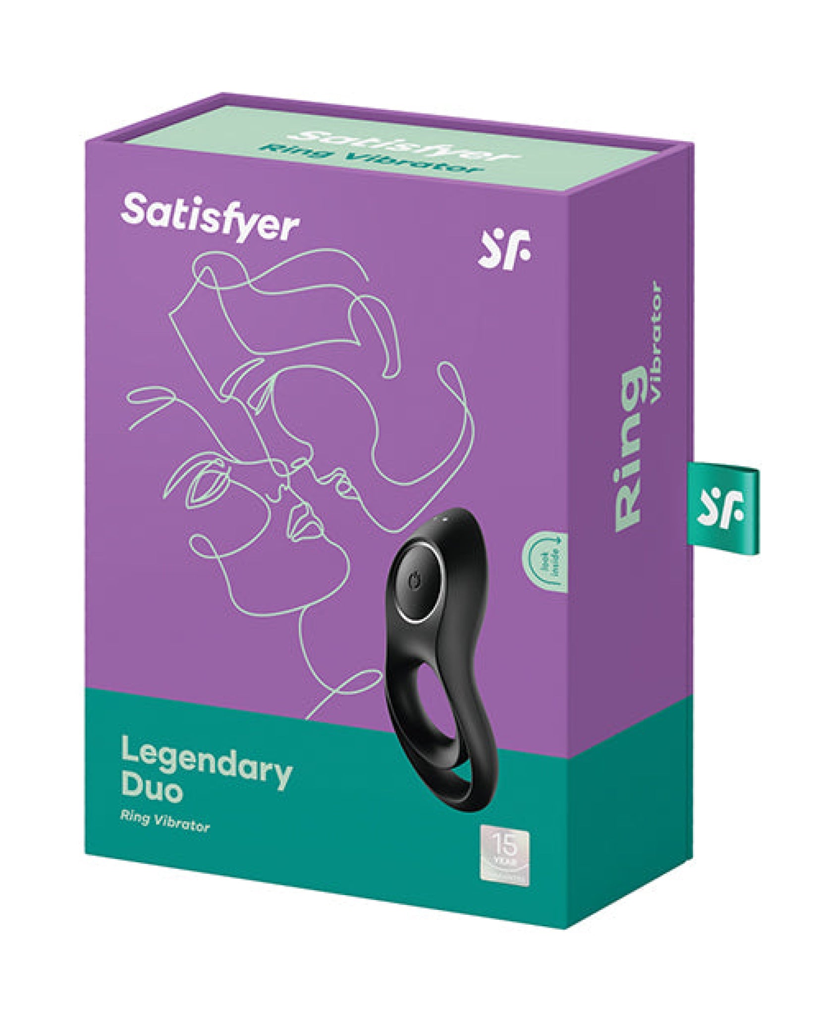 Satisfyer Legendary Duo Ring Vibrator - Black Satisfyer®