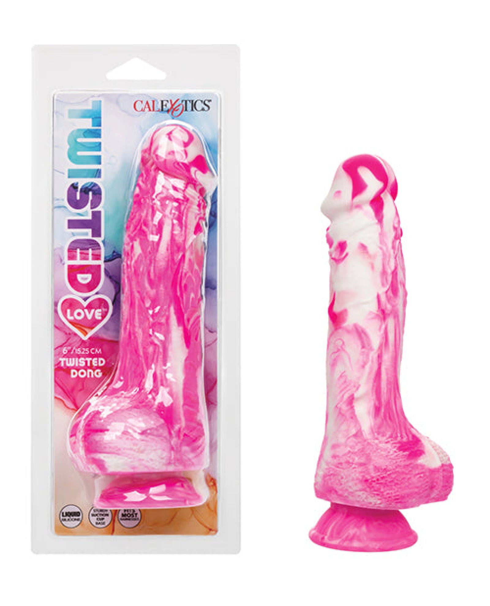 Twisted Love Twisted Silicone Dong California Exotic Novelties