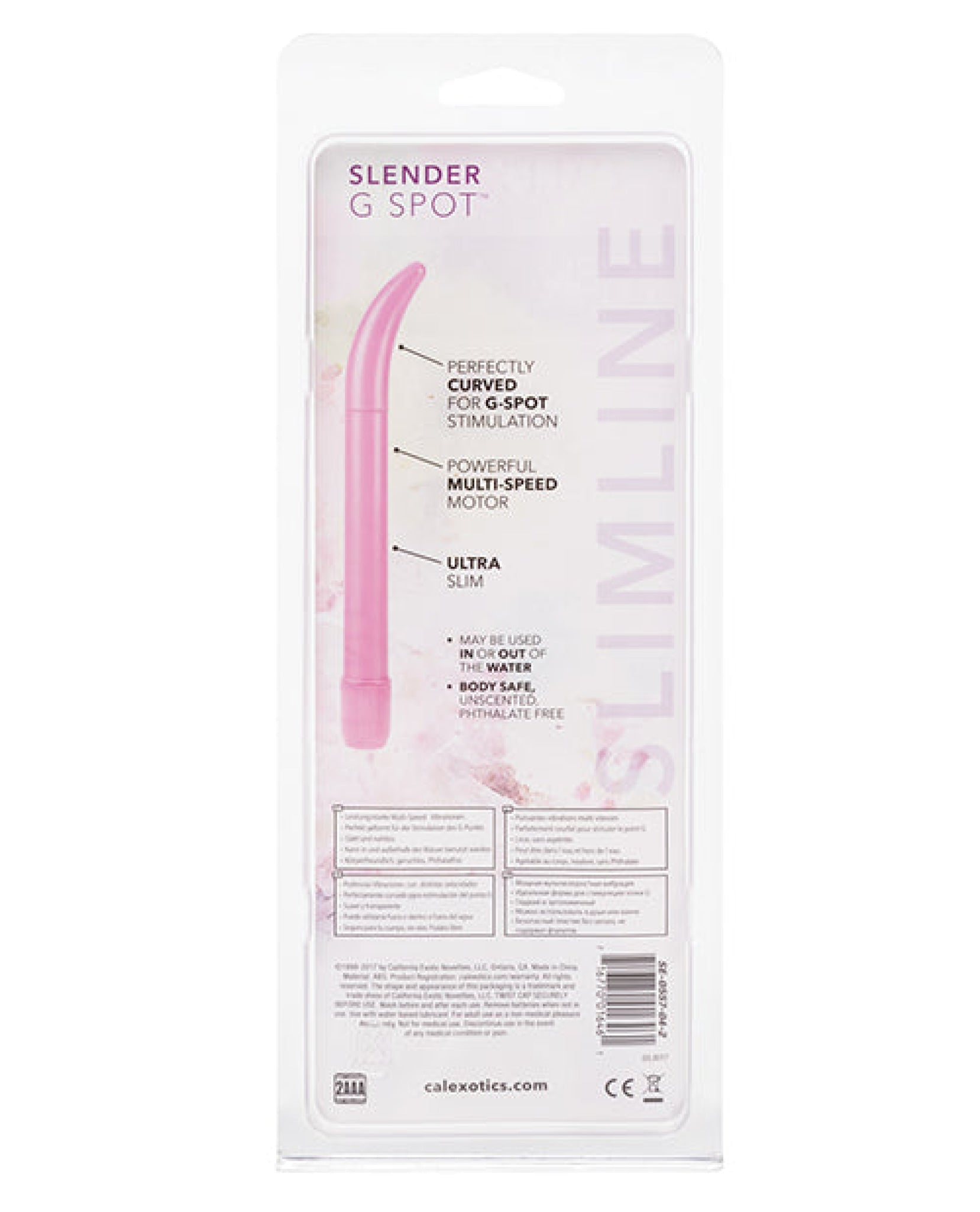 Slender G Spot - Pink California Exotic Novelties