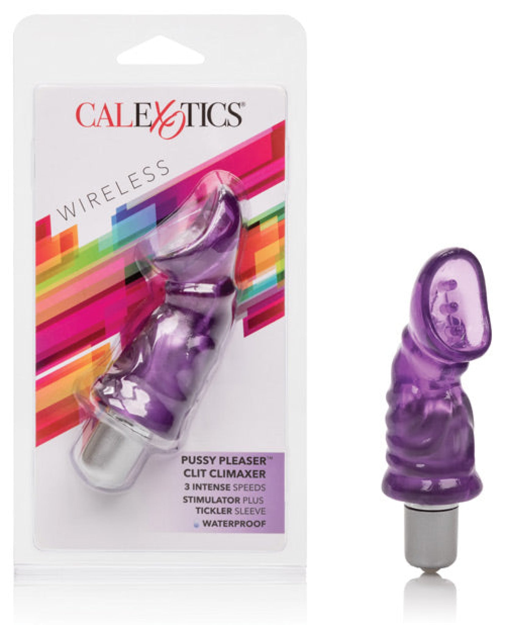 Pussy Pleaser Clit Climaxer - Purple California Exotic Novelties