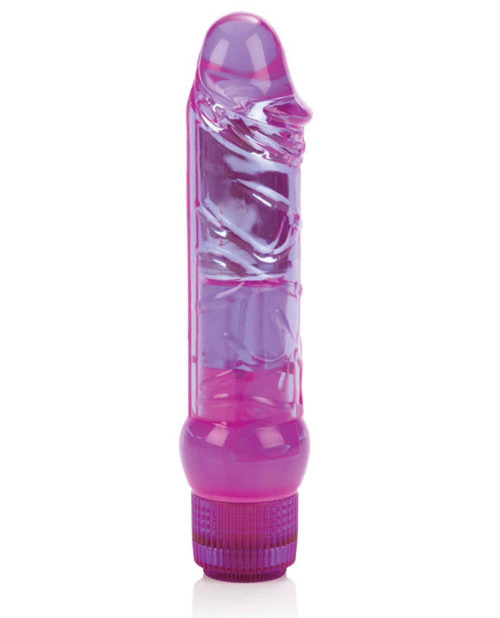 Crystalessence 6.5" Gyrating Penis - Purple California Exotic Novelties
