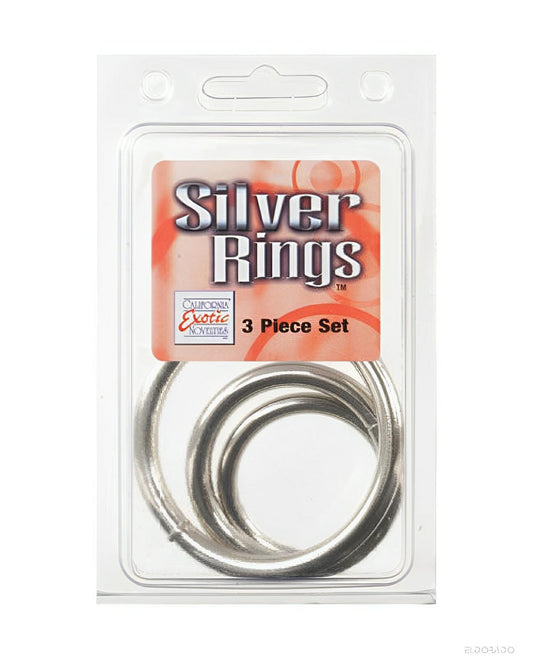 Silver Ring Set California Exotic Novelties