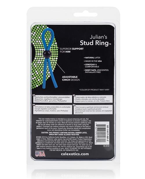 Julian's Stud Ring - Assorted Colors California Exotic Novelties