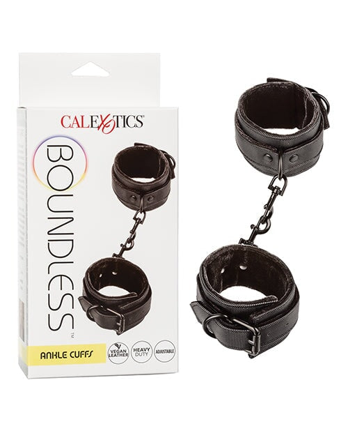 Boundless Ankle Cuffs - Black California Exotic Novelties