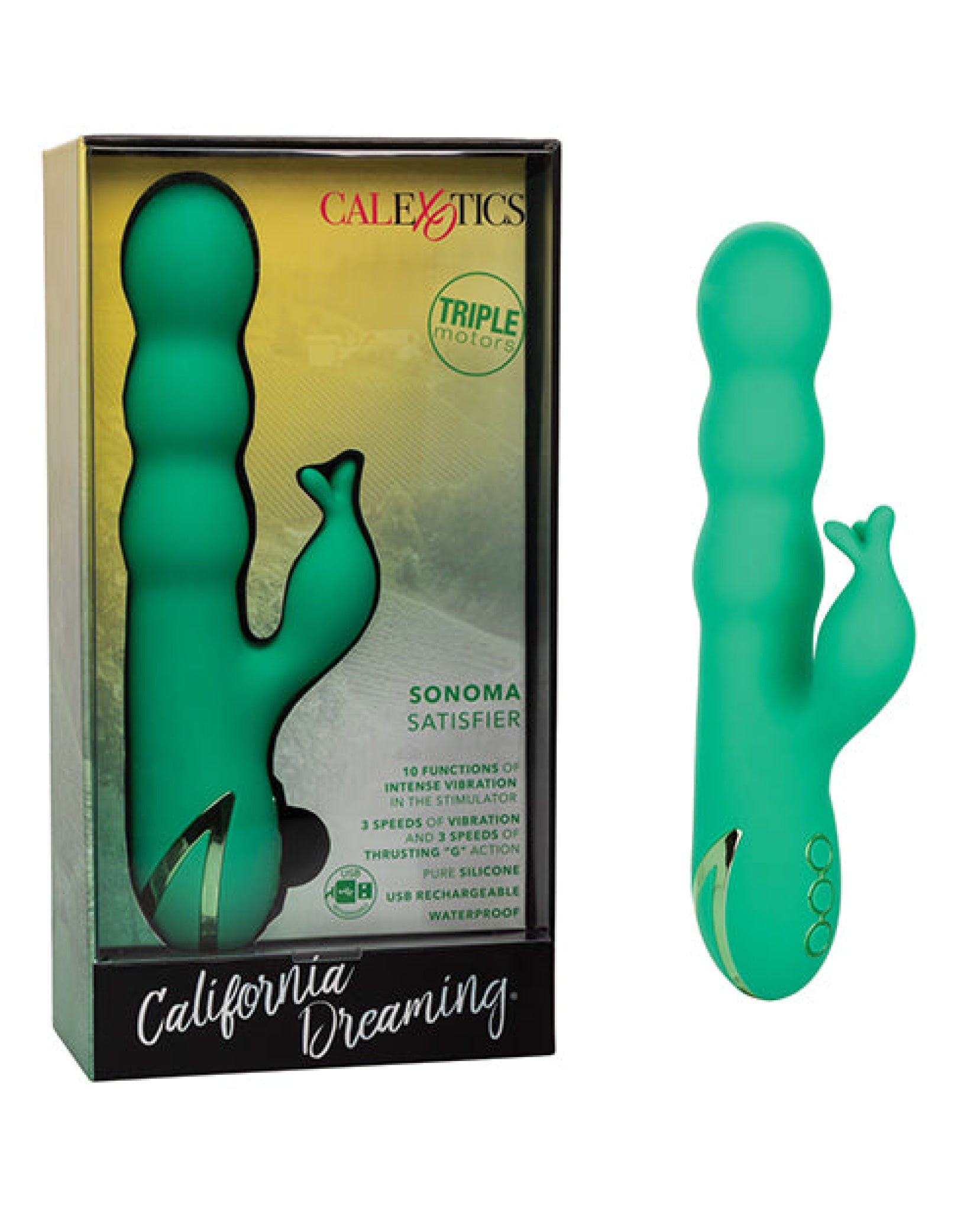 California Dreaming Sonoma Satisfier - Green California Exotic Novelties