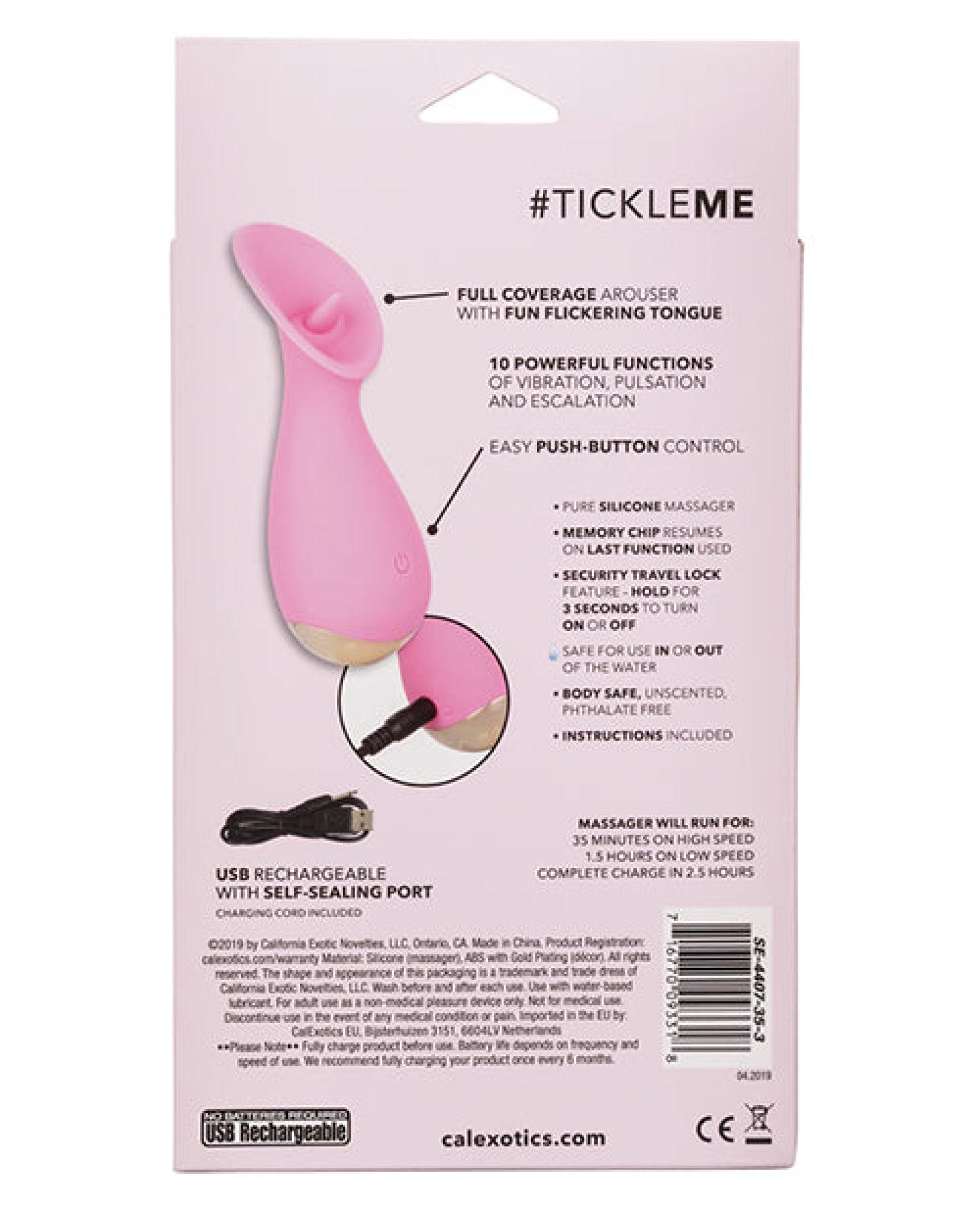 Slay #tickleme - Pink California Exotic Novelties