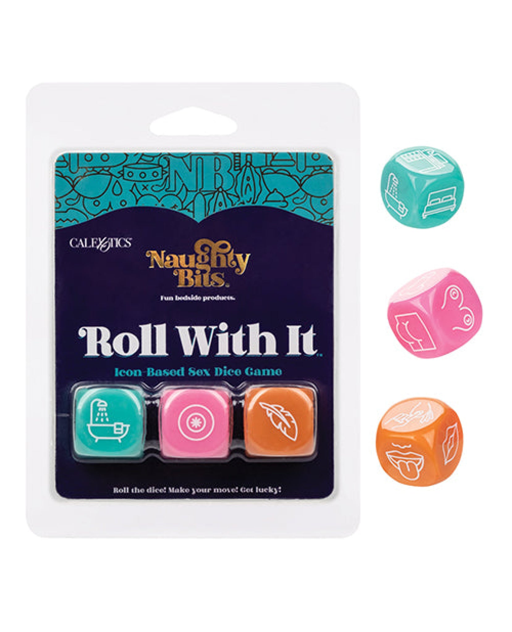 Naughty Bits Roll With It Icon Based Sex Dice Naughty Bits