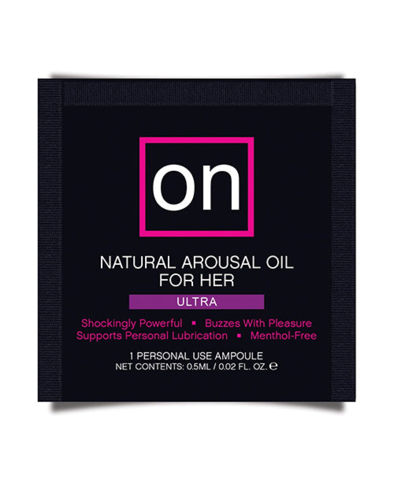 On For Her Arousal Oil Ultra - Single Use Ampoule Sensuva