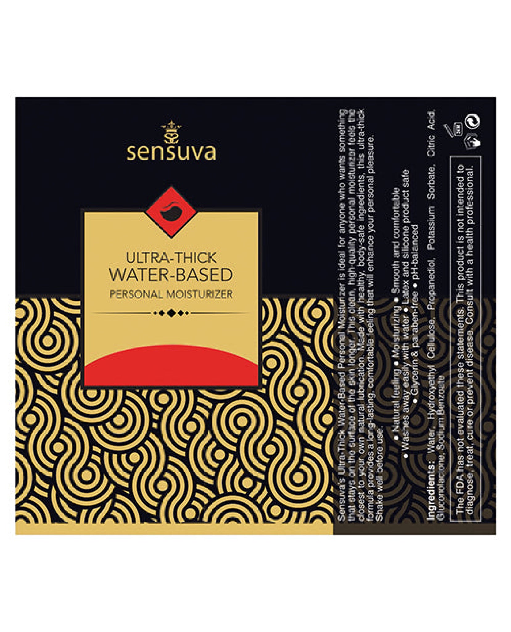 Sensuva Ultra Thick Water Based Personal Moisturizer - 1.93 Oz Strawberry Sensuva Valencia Naturals