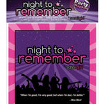 Night To Remember Standard 6.5" Napkins - Purlpe Pack Of 10 By Sassigirl Sassigirl