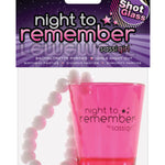 Night To Remember Shot Glass Bracelet By Sassigirl - Pink Sassigirl