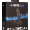 Shots Electroshock E-stimulation Vibrating Prostate Massager - Black Shots