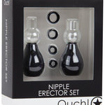 Shots Ouch Nipple Erector Set - Black Shots