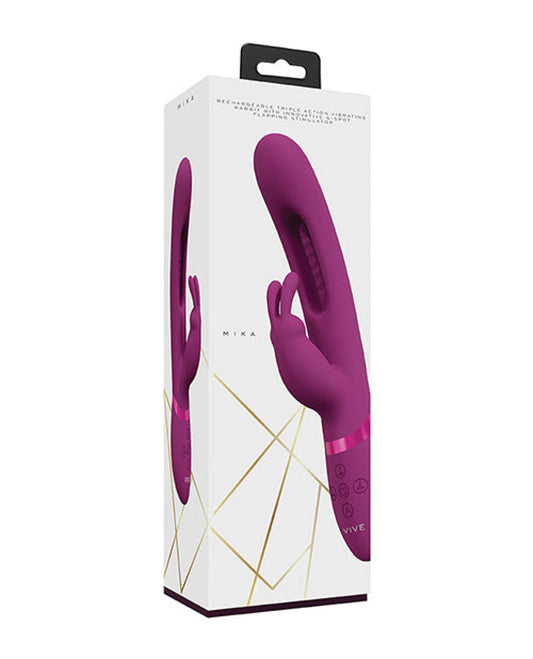 Shots Vive Mika Flapping Tougue Rabbit Vibrator Shots