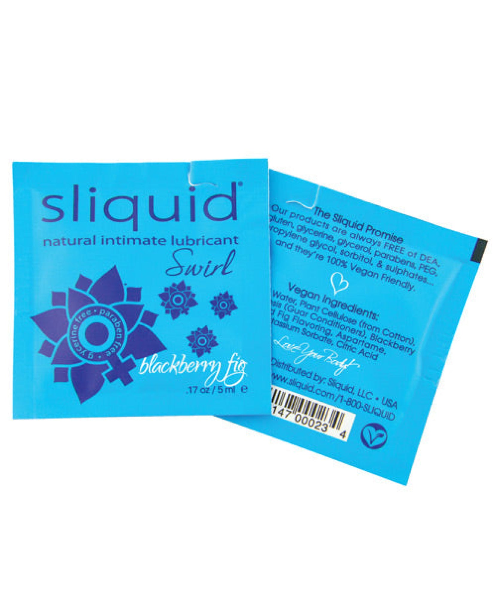 Sliquid Naturals Swirl Lubricant Pillow - .17 Oz Sliquid