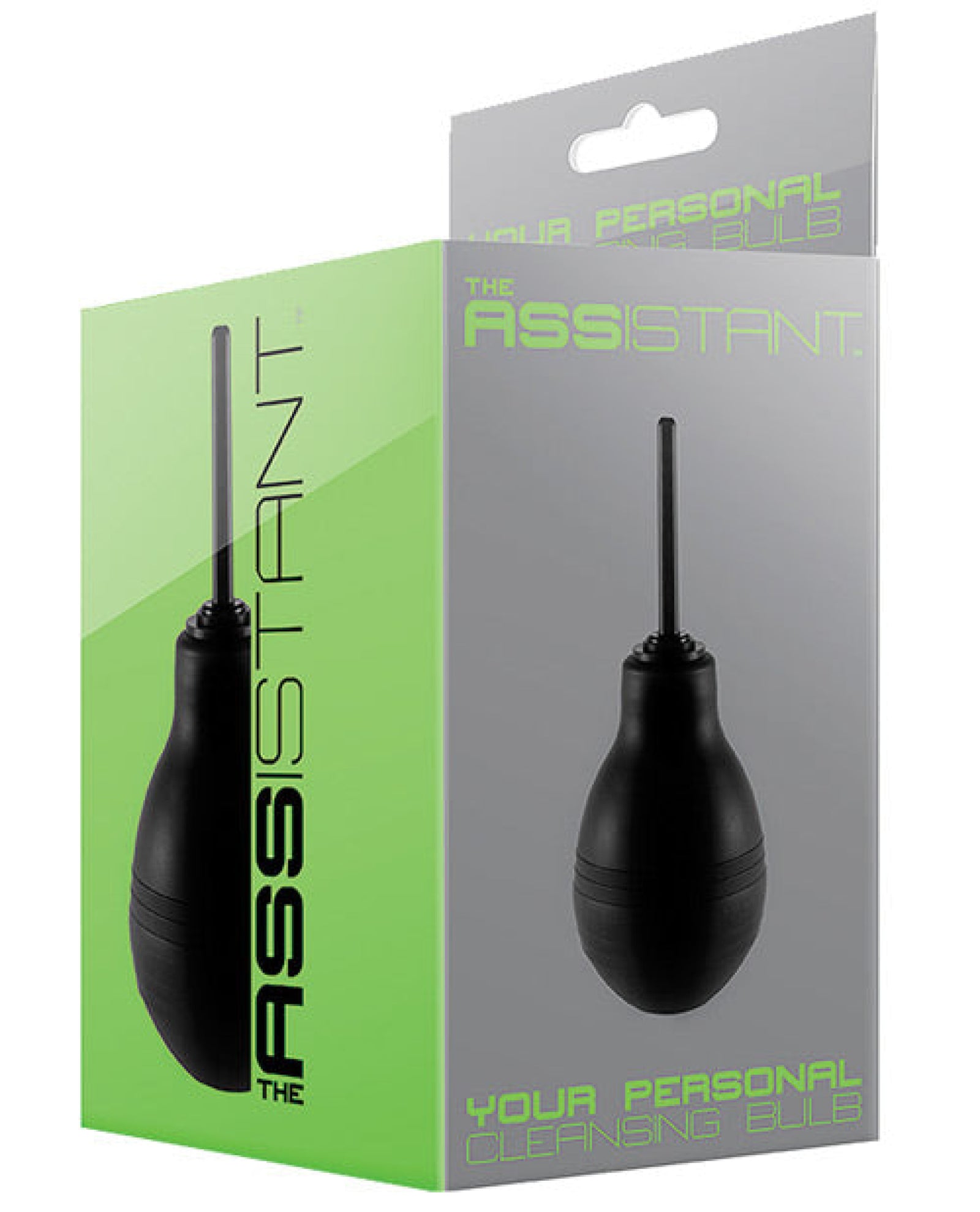Rinservice Ass-istant Personal Cleaning Bulb - Black Si Novelties