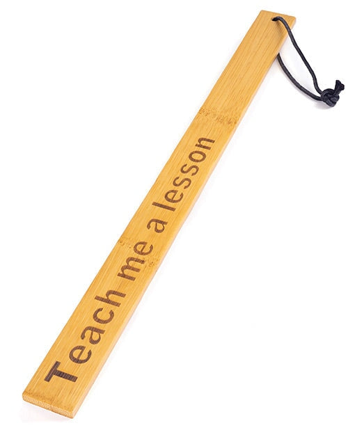 Spartacus Bamboo Paddle - Teach Me A Lesson Spartacus