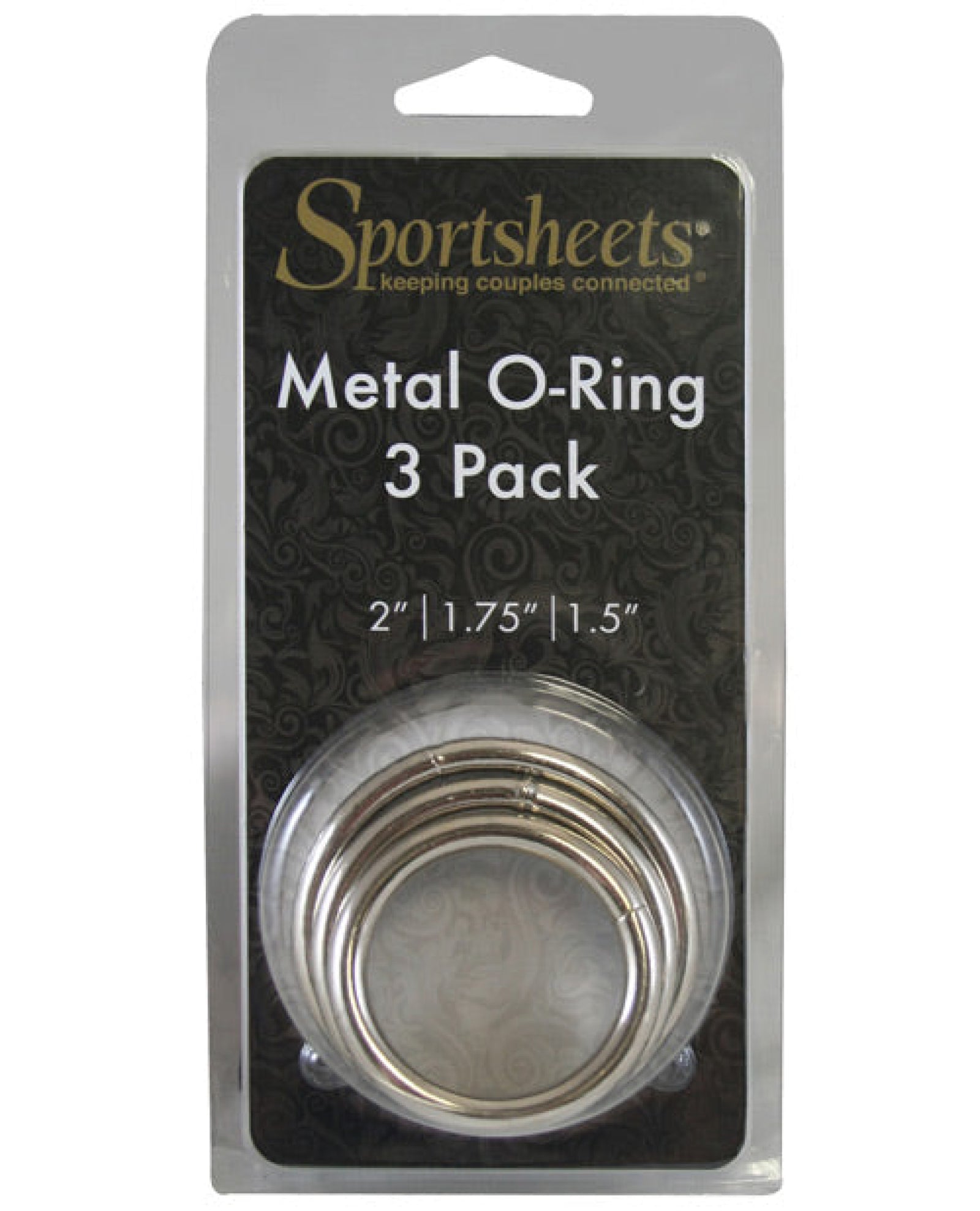 Sportsheets Metal O Ring - Pack Of 3 Sportsheets