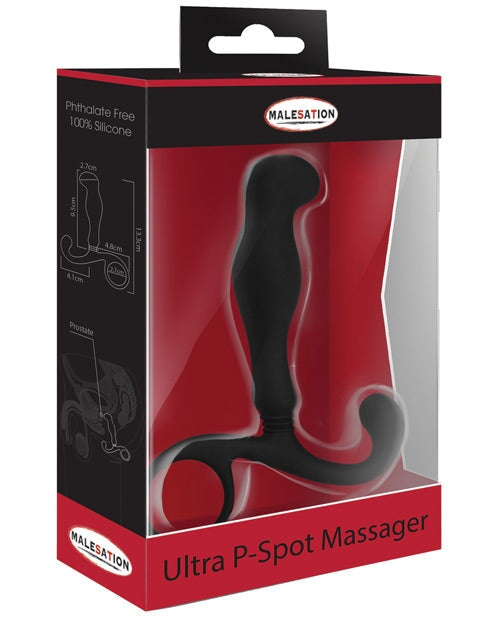 Malesation Ultra P Spot Massager - Black Malesation