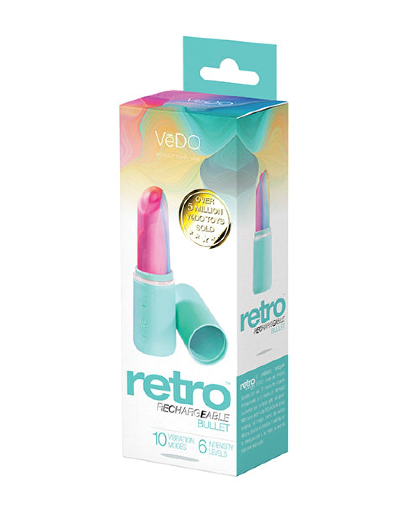 Vedo Retro Rechargeable Bullet Lip Stick Vibe VēDO