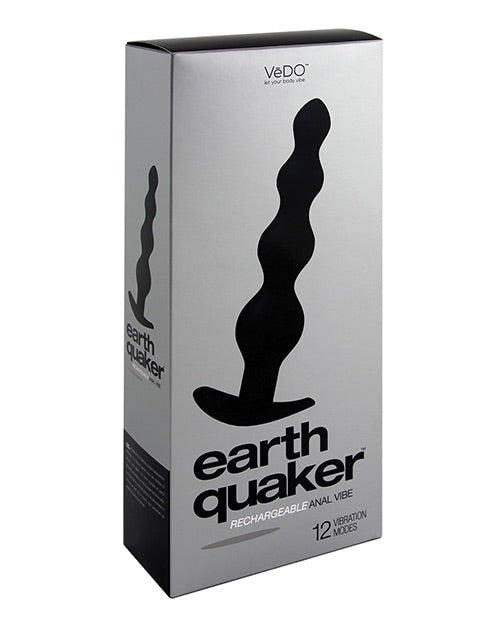 Vedo Earth Quaker Anal Vibe - Just Black VēDO
