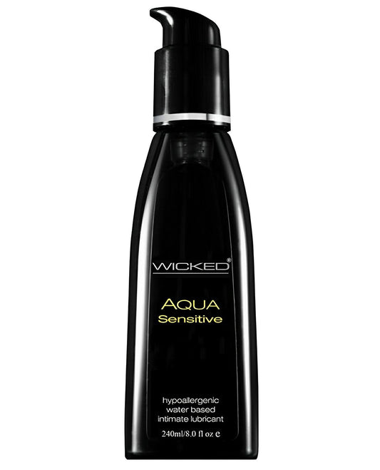 Wicked Sensual Care Hypoallergic Aqua Sensitive Lubricant - 8 Oz Wicked Sensual Care