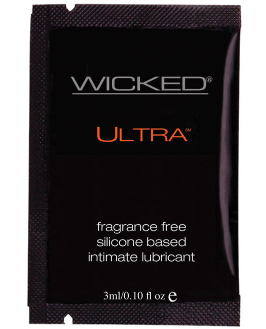 Wicked Sensual Care Ultra Silicone Based Lubricant - .1 Oz Fragrance Free Wicked Sensual Care 1657