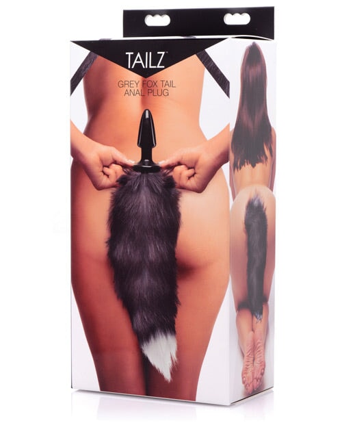 Tailz Grey Fox Tail Anal Plug Tailz