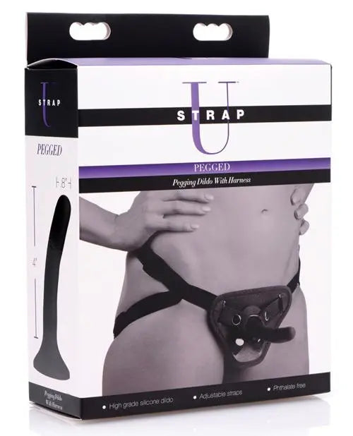 Strap U Pegged Pegging Dildo W-harness Strap U